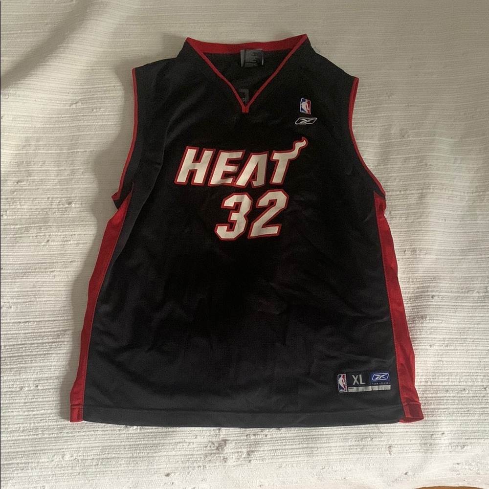 NBA Black and Red Heat Jersey